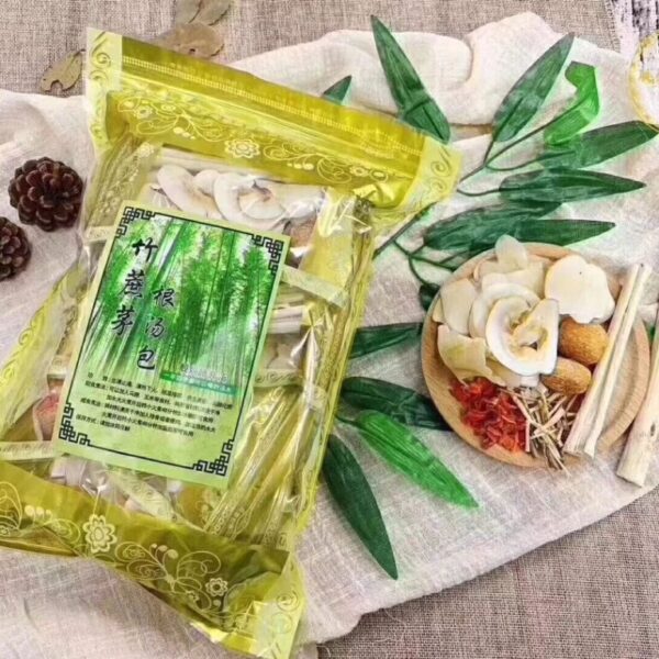 廣式茅根竹蔗湯包