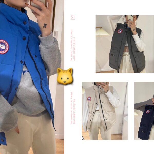 大鵝情侶款羽絨背心