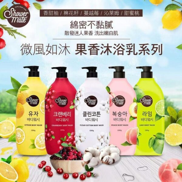 韓國Shower Mate春風如沐果香草本沐浴乳
