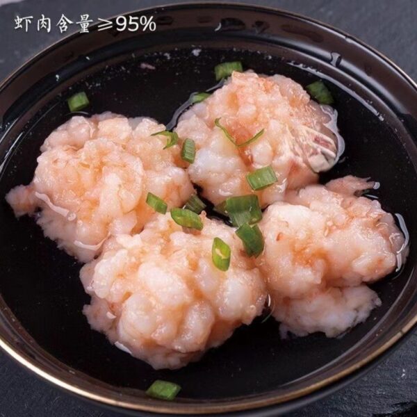 純手工捶打蝦滑