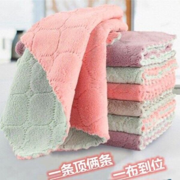 【買10送10】珊瑚絨抹布
