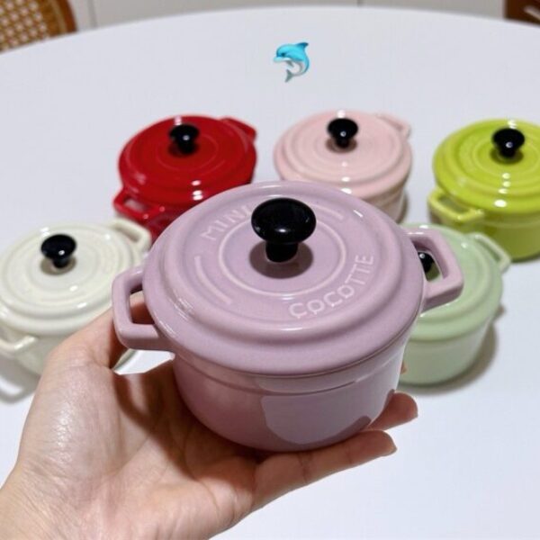【買一送一】陶瓷彩色迷你燉盅