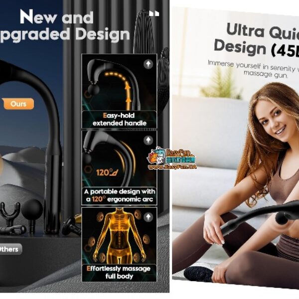 【Phenitech】5檔變速不求人按摩錘