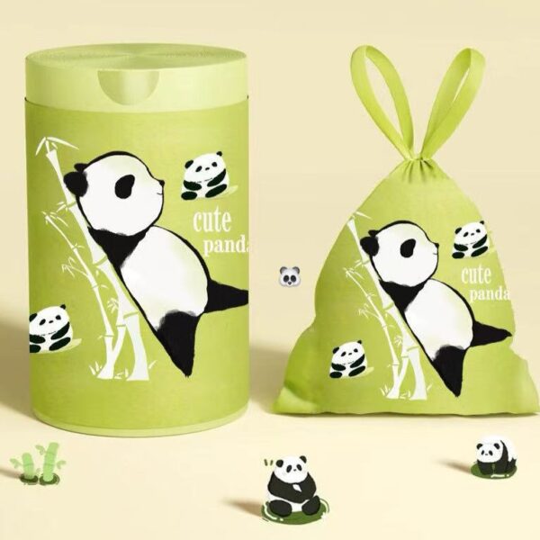 Cute Panda加厚拉繩垃圾袋