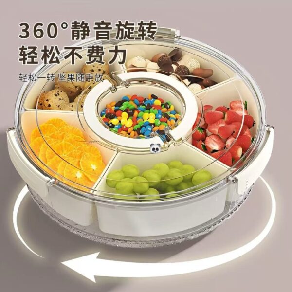 輕奢旋轉果盤