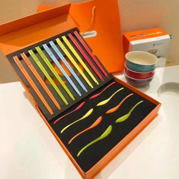 LC酷彩筷子+勺子套裝