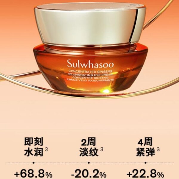 韓國Sulwhasoo雪花秀御時參養眼霜新版4ml中樣