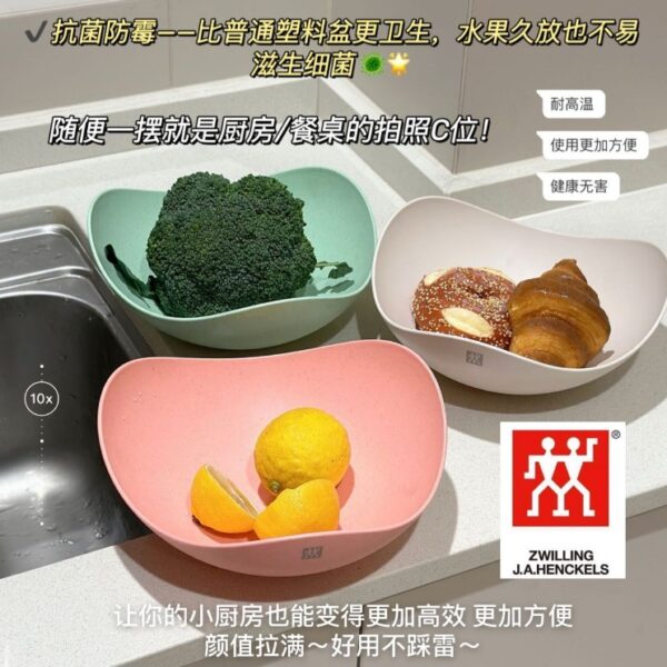 雙立人最新款麥秸稈盆五件套