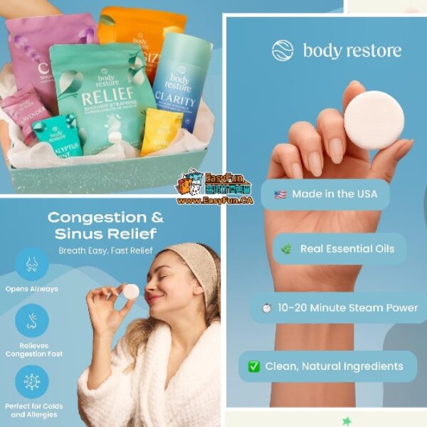 美國【Body Restore】精油水療泡騰片