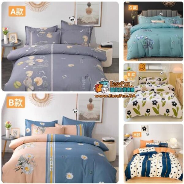 【買一送一】高密度加厚磨毛秋冬款床單4件套