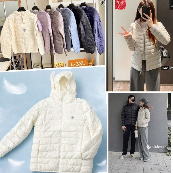 Lulu情侶款連帽羽絨服