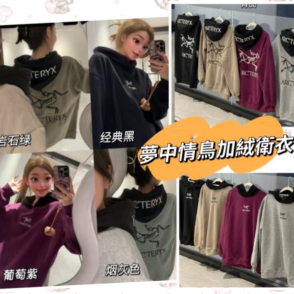 夢中情鳥加絨衛衣