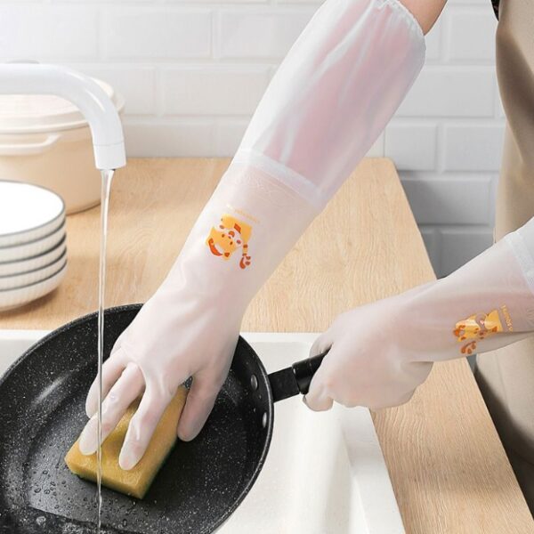 【買2送1】家用清潔 PVC 加長手套