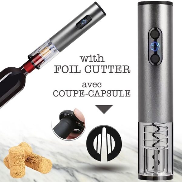 【Hauz】碳鋼電動開瓶器