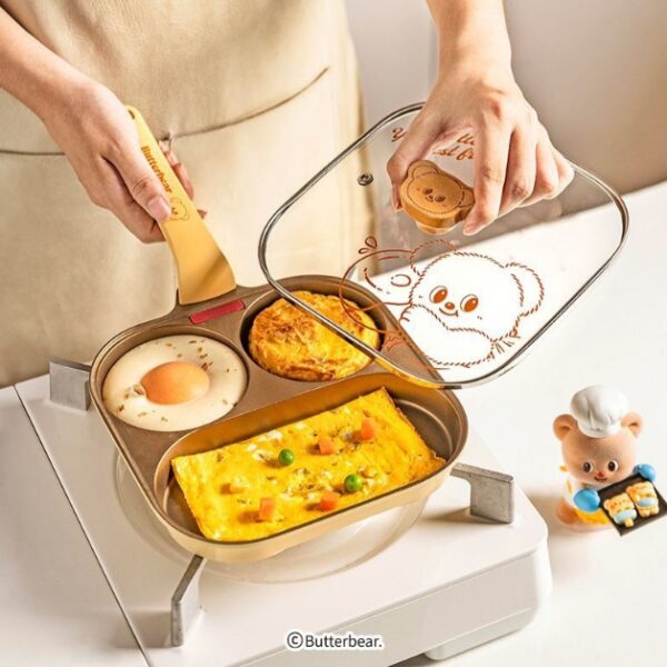 黃油小熊聯名早餐鍋 (帶風格鍋蓋)