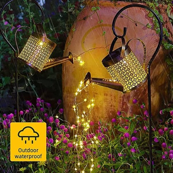 【Gutsyluv】太陽能水壺造型花園裝飾燈