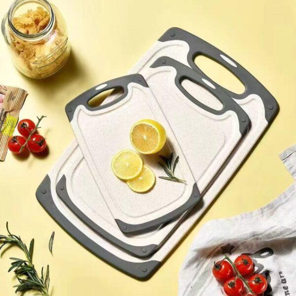 小麥秸稈抗菌菜板三件套