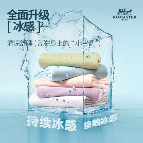 【特價】ROMASTER羅馬世家「涼感絲夏涼被」