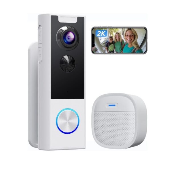 【爆款回貨】【XTU】2K高清無線可視門鈴