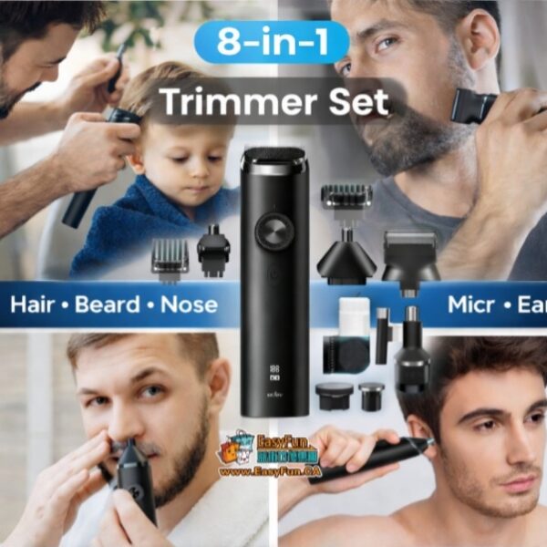 【SEJOY】8合1多功能無繩電動理髮剪