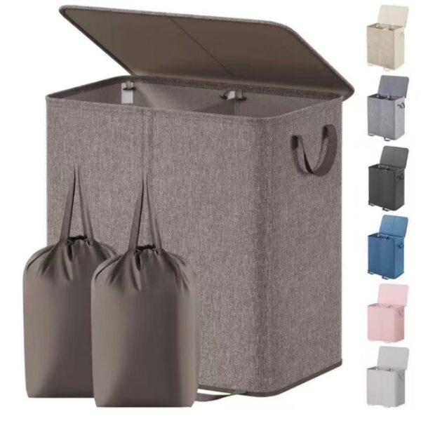 【Lifewit】136L雙格洗衣籃