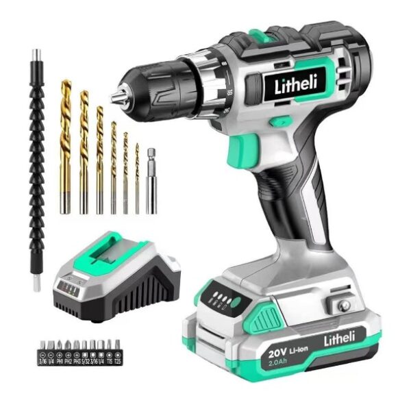 20V 強勁動力LiTHELi 無線電鑽套裝