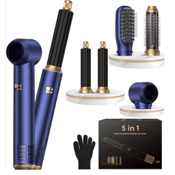 智能負離子五合一造型吹風機