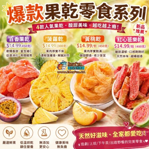 爆款果乾零食系列