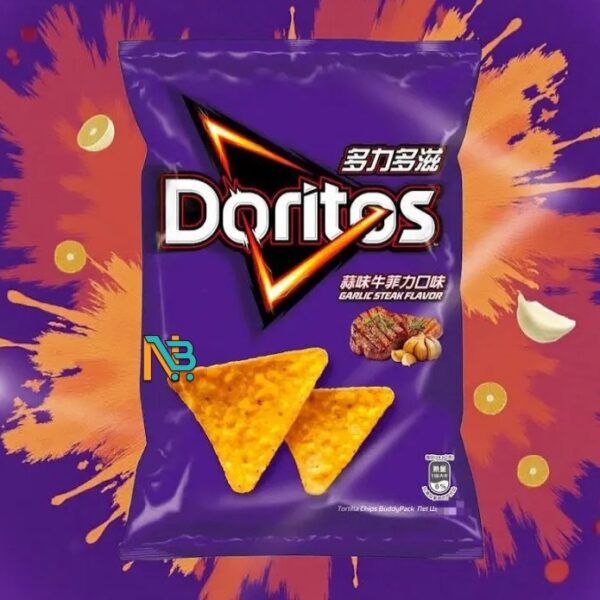 【清倉特價】台灣版 Doritos 蒜味牛菲力玉米片 68g