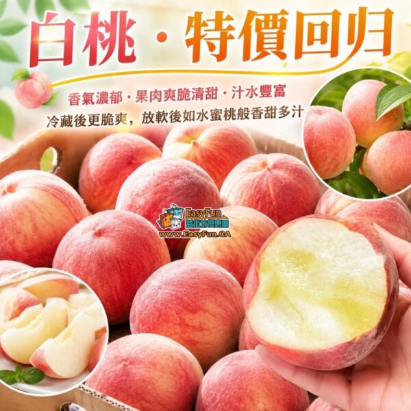 白桃特價
