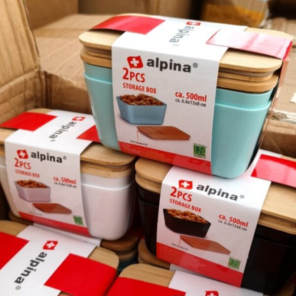 【福利特價】Alpina竹蓋保鮮盒