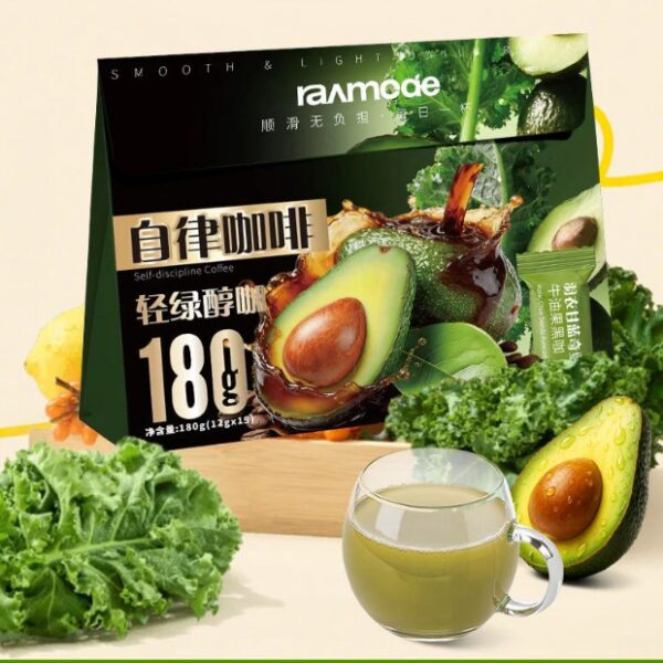 RAWMODE羽衣甘藍奇亞籽牛油果黑咖