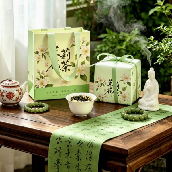 強韻茉莉飄雪精緻盒裝+禮袋