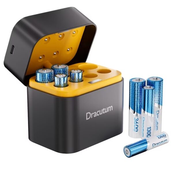 【Dracutum】8電池＋充電站套裝