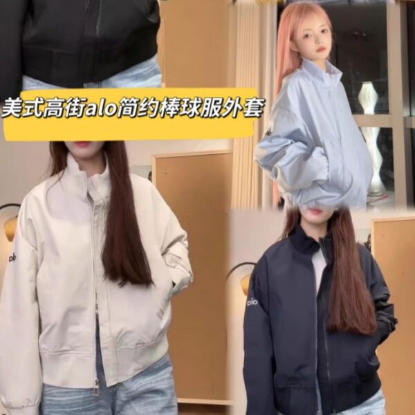 美式高街 ALO簡約棒球服外套