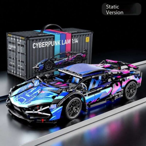 Lamborghini Sports Car Building Set/蘭博基尼跑車積木(彩色)