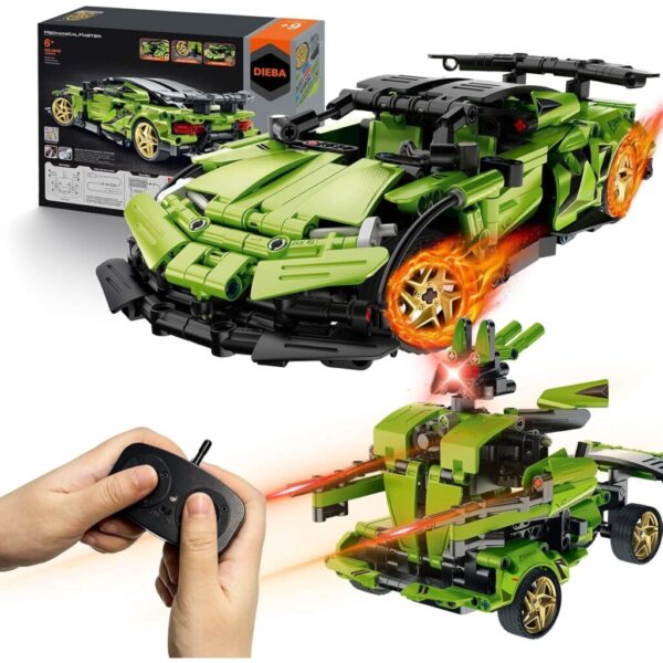 DIEBA 2-In-1 Stem, Remote Control Car Building Kits / DIEBA 二合一 STEM，遙控車組裝套件