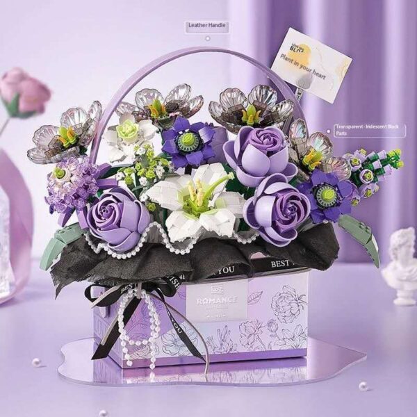 Mist Purple Dream Flower Basket / 迷霧紫夢花籃